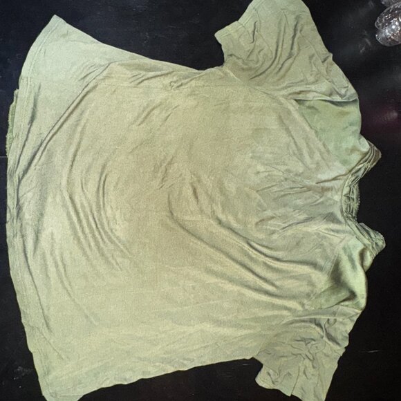 Anthropologie - Tiny Eliana Embroidered Half Sleeve Top - Green Size M - Picture 5 of 6